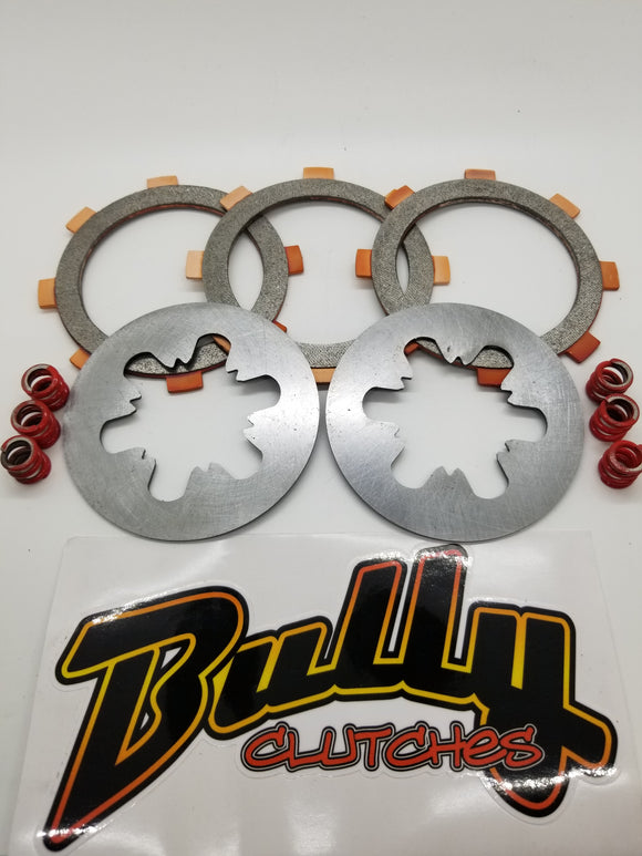 Bully Clutch Rebuild Kit - 3 Disc - (Select Spring Color)